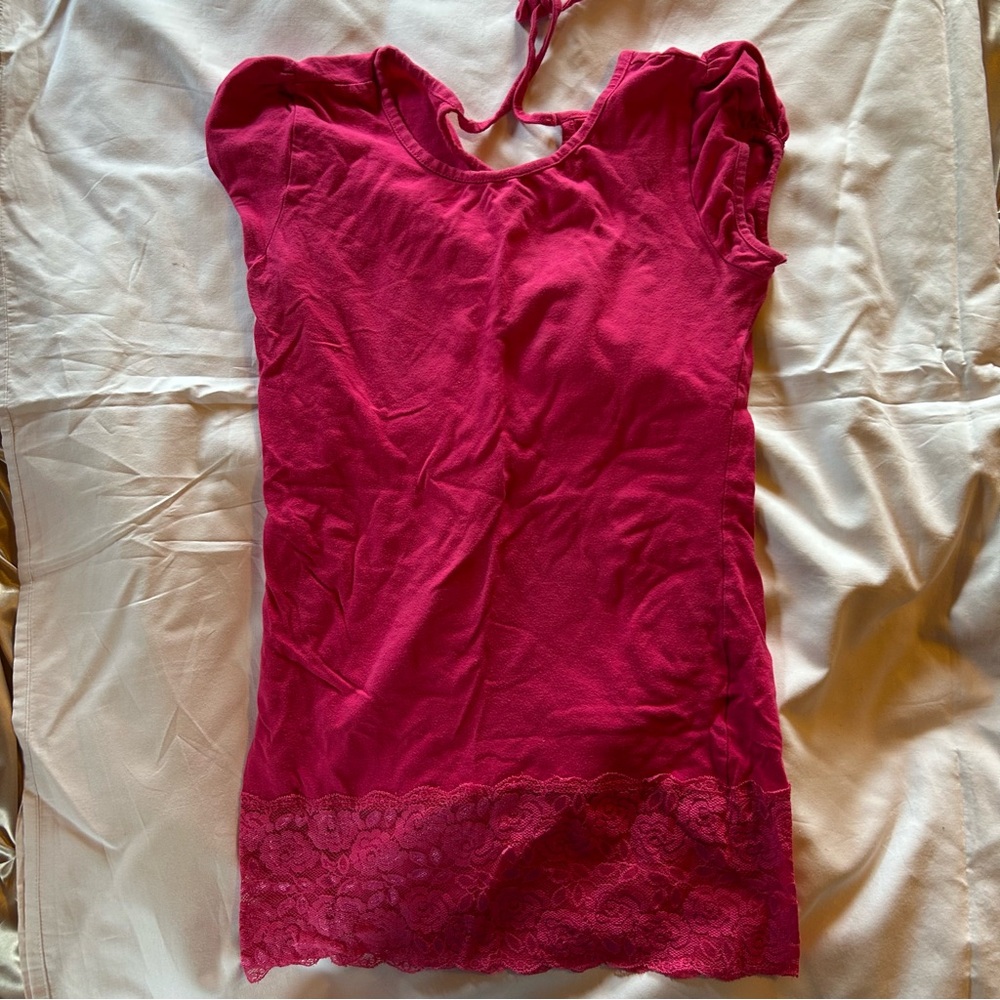 👚3 for $23 - Medium Elegant Red Top
